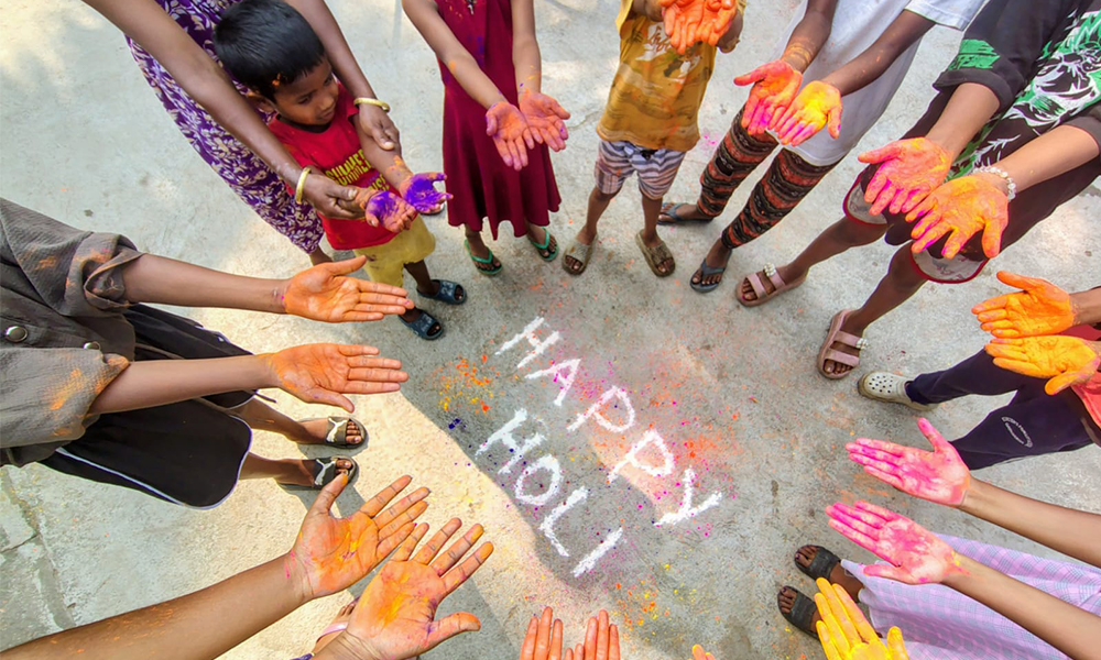 Holi Celebration at DMWSC and Field Areas